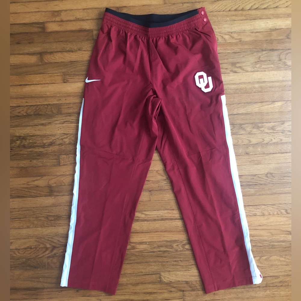 OU Nike Basketball Tear Away Pants L Never Worn No Tags